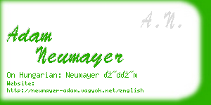 adam neumayer business card